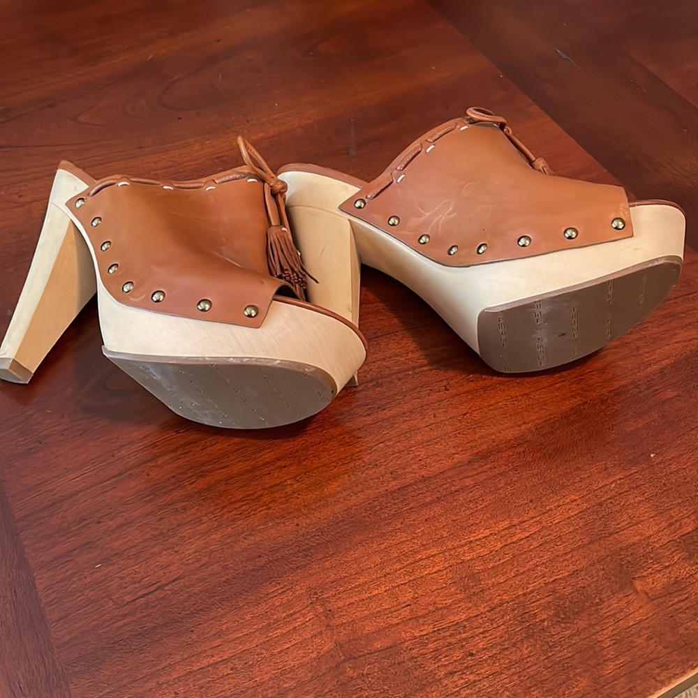 Via Spiga ALLSTON Leather Heels Size 8 - Picture 7 of 9
